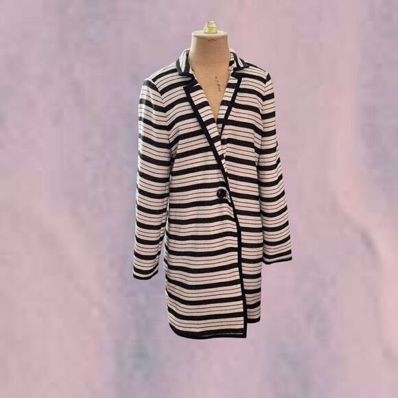 The Limited Black/White Tweed Woman’s Wear Blazer / SZ: 6 / NWT - Picture 1 of 8